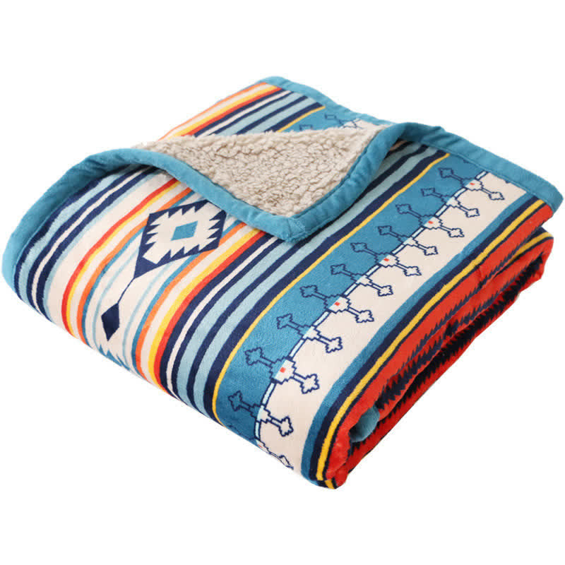 Coperta da letto morbida e calda geometrica Buddha Stones - image 21