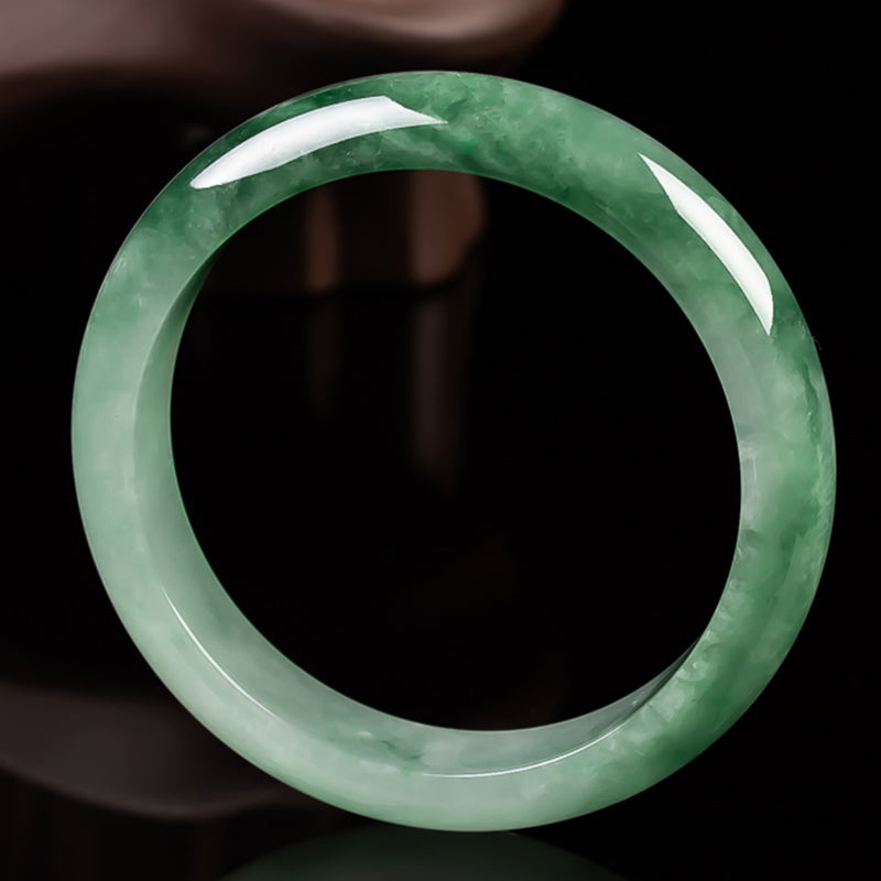 Braccialetto di benedizione della fortuna in giada naturale Buddha Stones