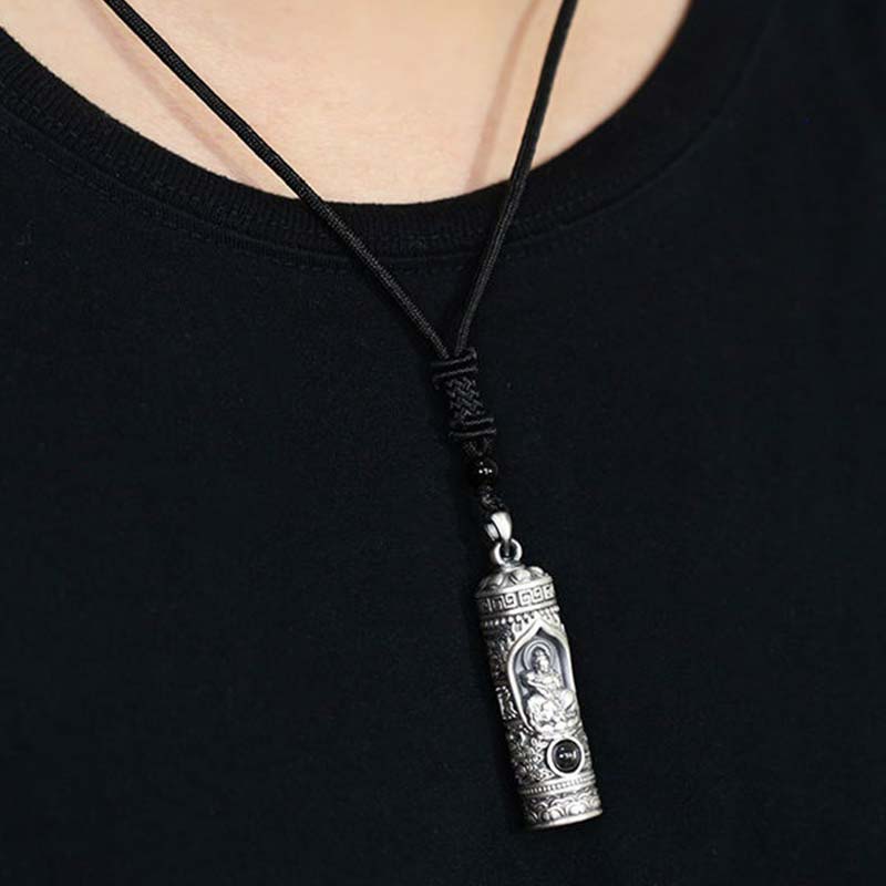 Collana con ciondolo di Buddha natale con proiezione dello zodiaco cinese e della prosperità - image 2