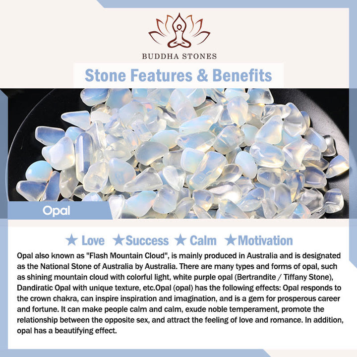 Braccialetto di perle curative in quarzo naturale Buddha Stones - image 14