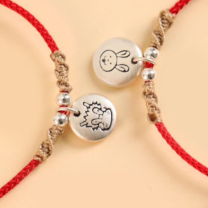 Braccialetto intrecciato con Buddha Stones a forma di ciondolo ...
