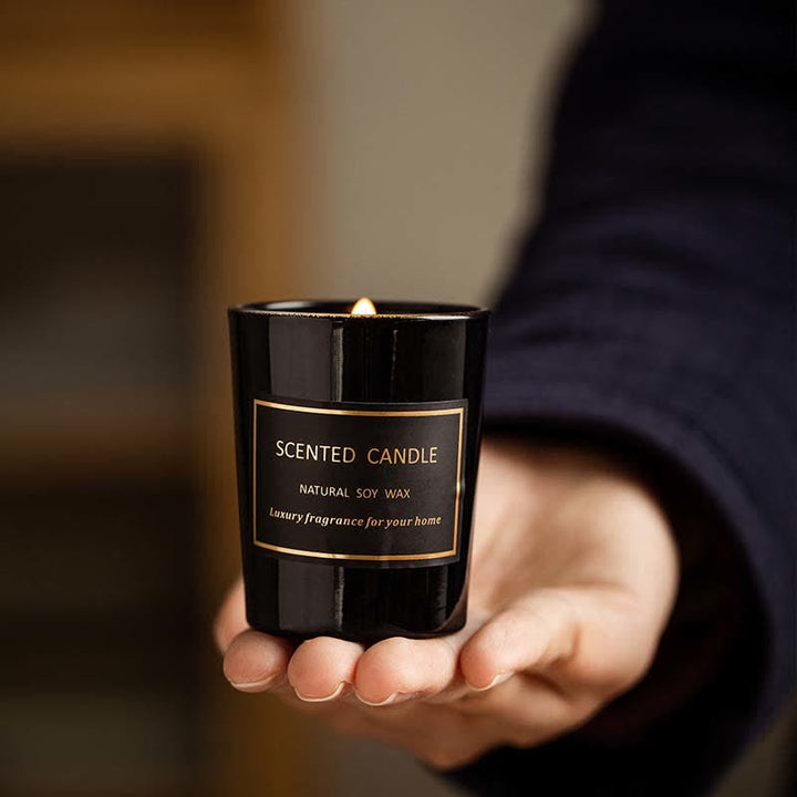 Candela di cera di soia profumata per aromaterapia con fragranza di pera e fresia Blue Bell Meditazione Preghiera - image 3