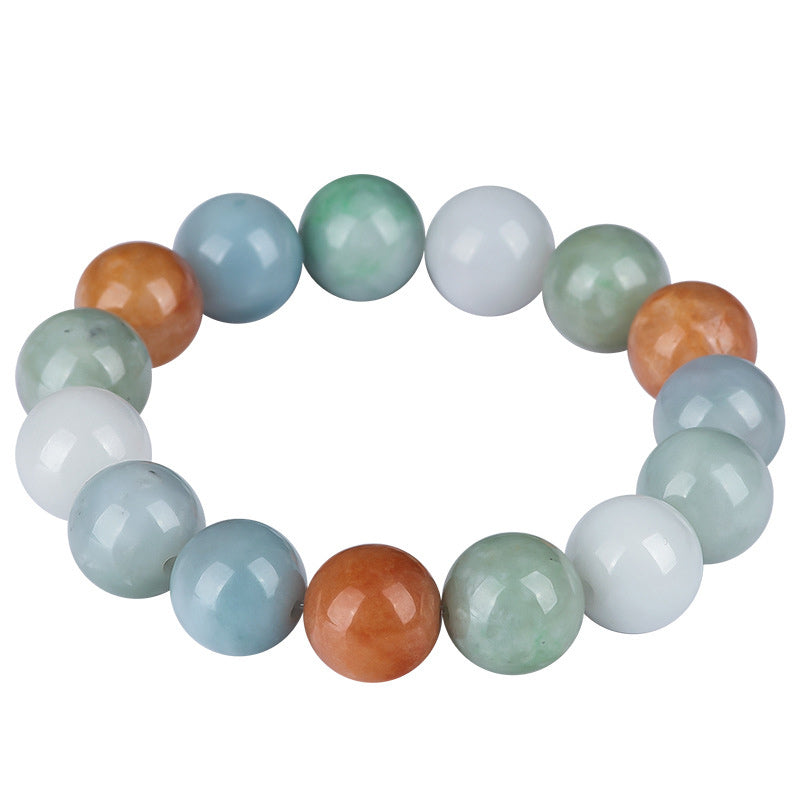 Braccialetto di protezione curativa in giada naturale Buddha Stones