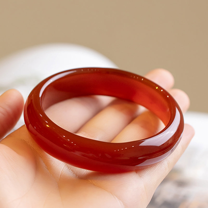 Braccialetto Buddha Stones Natural Red Agate Confidence - image 4