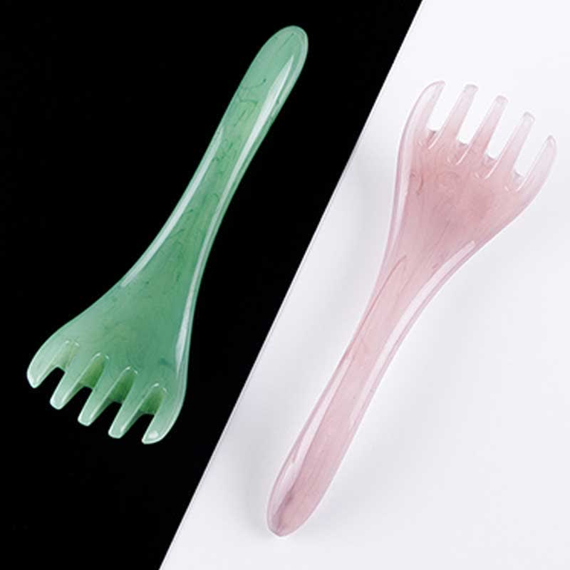 Set di pettini per massaggi Gua Sha in resina