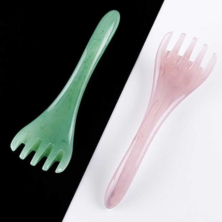 Set di pettini per massaggi Gua Sha in resina