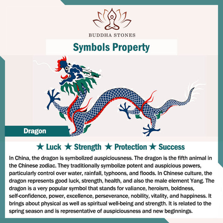 Anello di forza del successo del drago dorato Buddha Stones