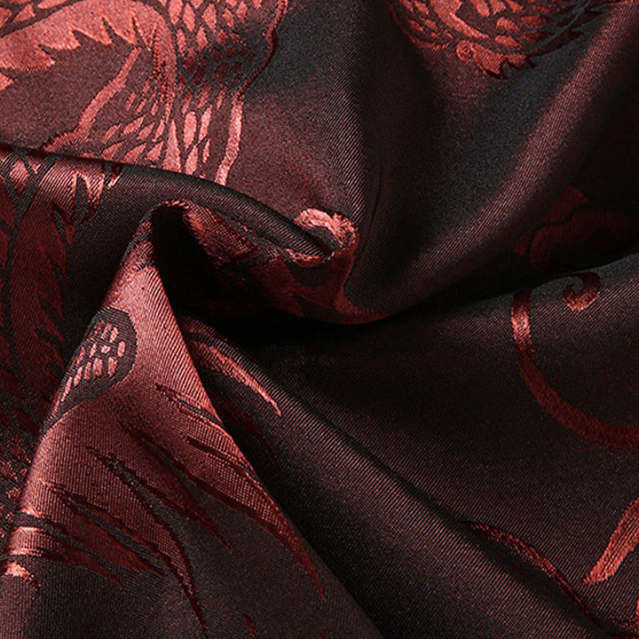 Buddha Stones Tang Suit Uomo Hanfu Cinese Drago Tradizionale Vestiti Kung Fu Camicia Uniforme Manica Lunga Cappotto Top e Pantaloni Abbigliamento Uomo Set - image 5