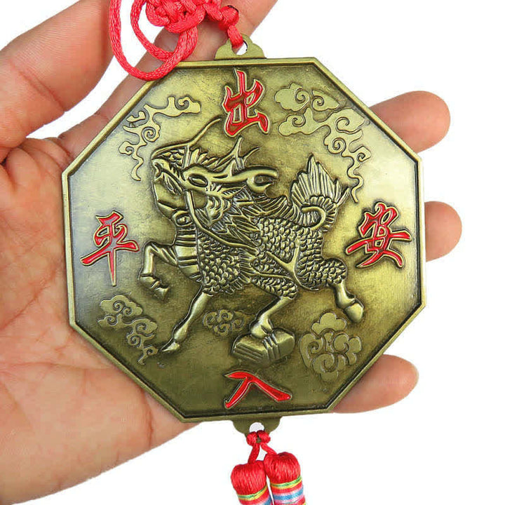 Mappa Feng Shui Bagua Mappa energetica dell'armonia dei nodi cinesi Specchio