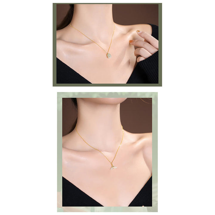 Collana con ciondolo a forma di farfalla Buddha che ride in giada ciano naturale Hetian Jade in argento sterling 925 - image 27