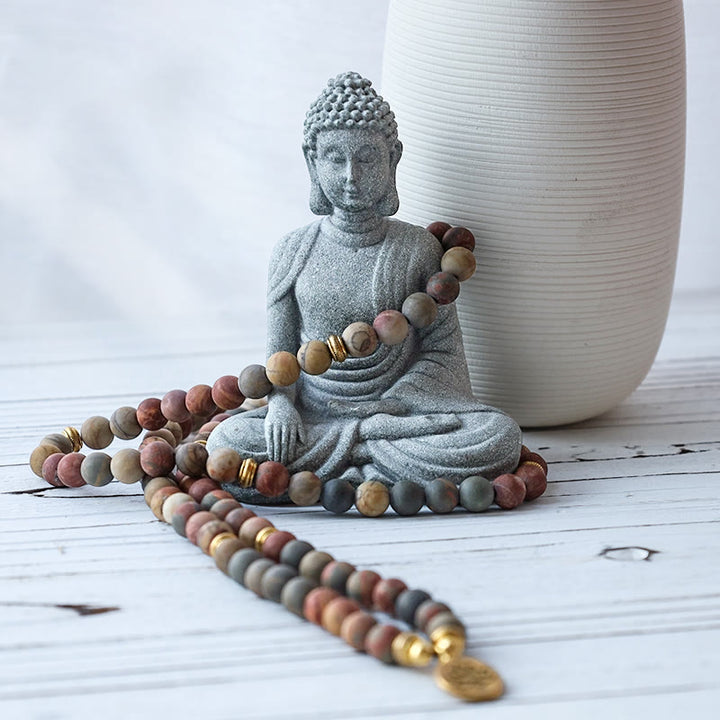 Pacchetto regalo di guarigione di meditazione tibetana di Buddha Stone