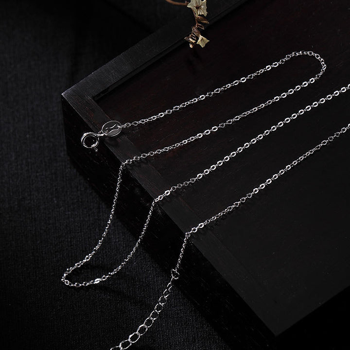Collana con ciondolo calmante in labradorite con vari cristalli e Buddha Stones Zen Cairn - Catena tipo O 18 pollici (46 cm) - image 38
