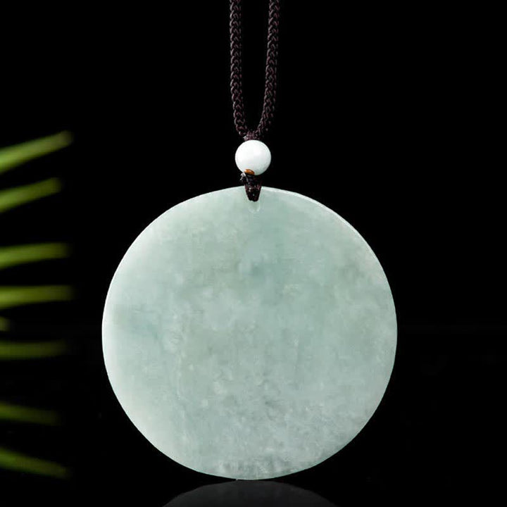 Collana con ciondolo in corda di giada con benedizione di Avalokitesvara di Kwan Yin a mille mani - image 10