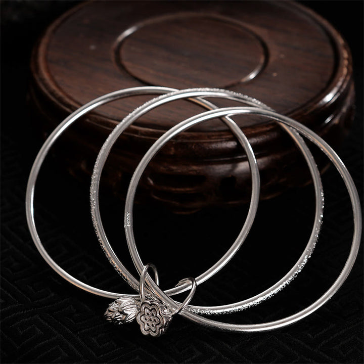 Braccialetto Buddha Stones Lotus Flower Pod in rame bianco New Beginning
