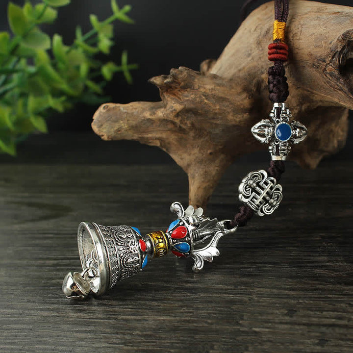 Decorazione da appendere per auto spirituale del Tibet Om Mani Padme Hum Vajra Dorje