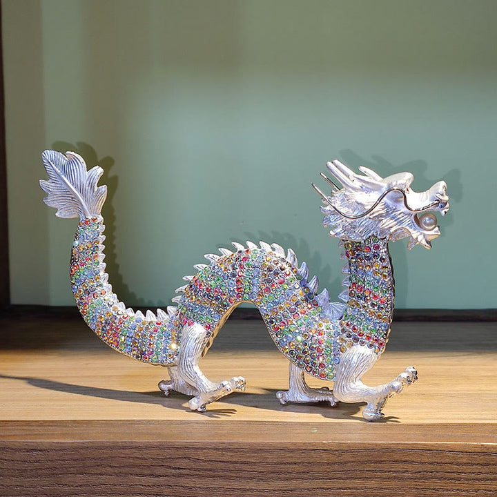 Buddha Stones fatte a mano Feng Shui Drago Fortuna Successo Decorazione della casa - image 9