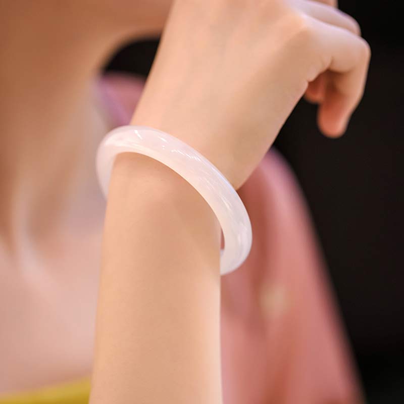 Buddha Stones Calcedonio naturale Armonia Braccialetto positivo - image 2