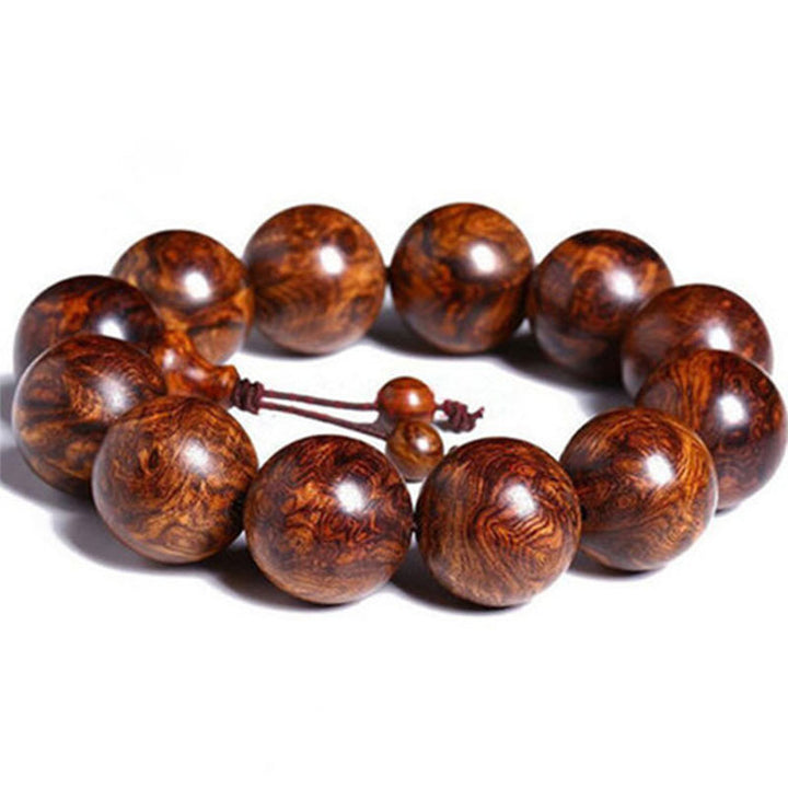 Braccialetto Buddha Stones Tibetan Rosewood Warmth (tipo casuale)