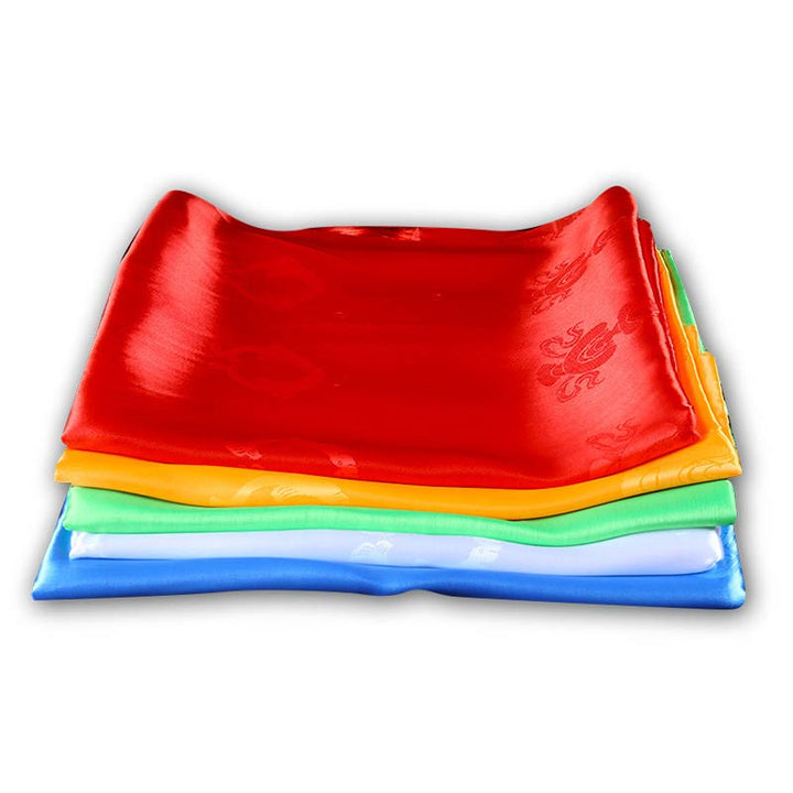 Decorazione Khata di 5 colori di buon auspicio della benedizione tibetana