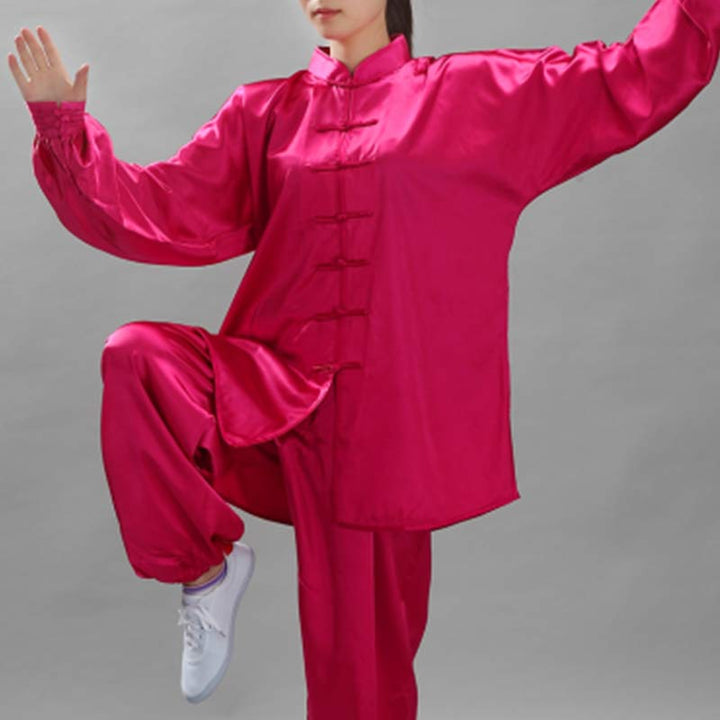 Buddha Stones Modello semplice Meditazione Preghiera Spirituale Zen Tai Chi Qigong Pratica Set di abbigliamento unisex - image 28