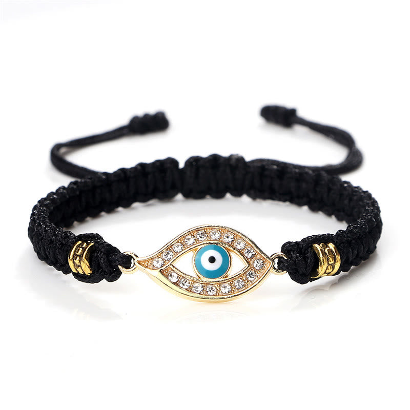 Braccialetto di corda Buddha Stones Evil Eye Keep Away Evil Spirits