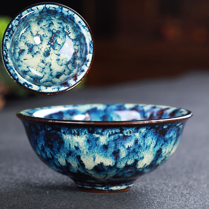 Tazze da tè in ceramica colorata con Buddha Stones, per casa e ufficio