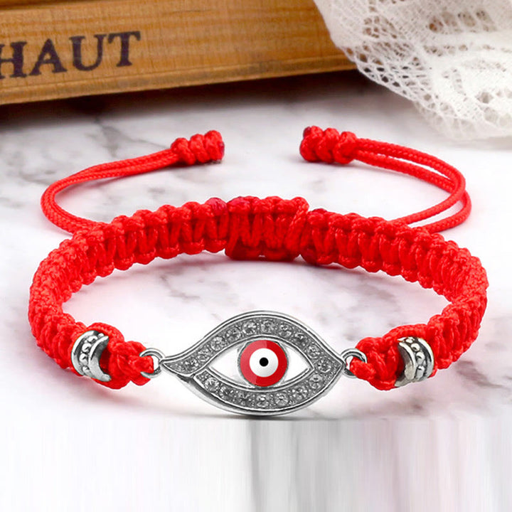 Braccialetto di corda Buddha Stones Evil Eye Keep Away Evil Spirits