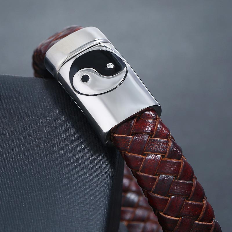 Bracciale equilibrio FengShui Yin Yang Buddha Stones - image 5