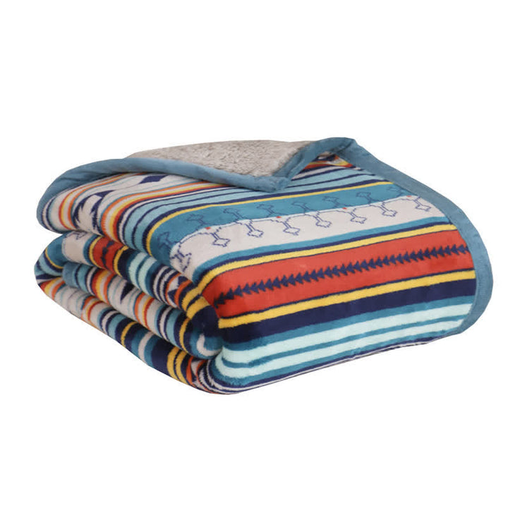Coperta da letto morbida e calda geometrica Buddha Stones