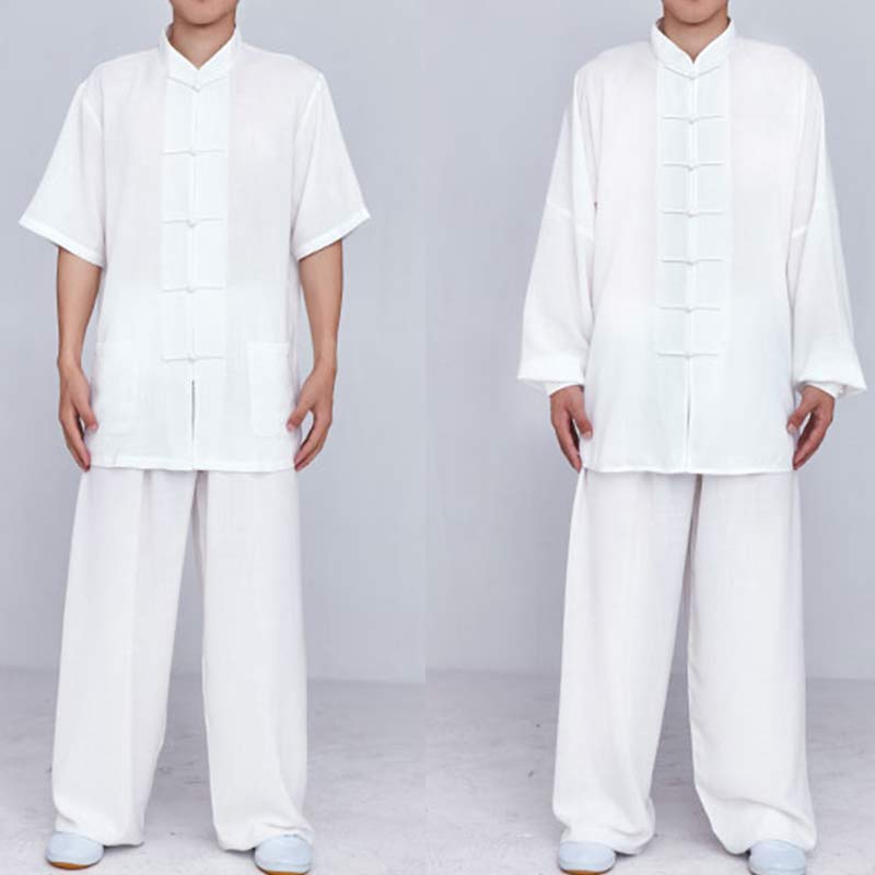 Buddha Stones Meditazione Zen Preghiera Spirituale Tai Chi Qigong Pratica Unisex Ricamo Abbigliamento Set - image 23