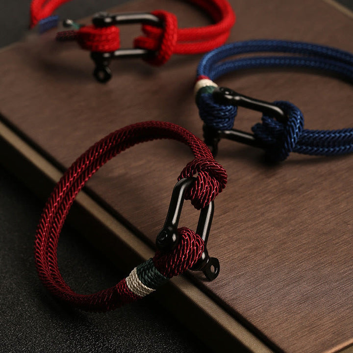 Bracciale con fibbia in acciaio inossidabile con design semplice Buddha Stones Luck