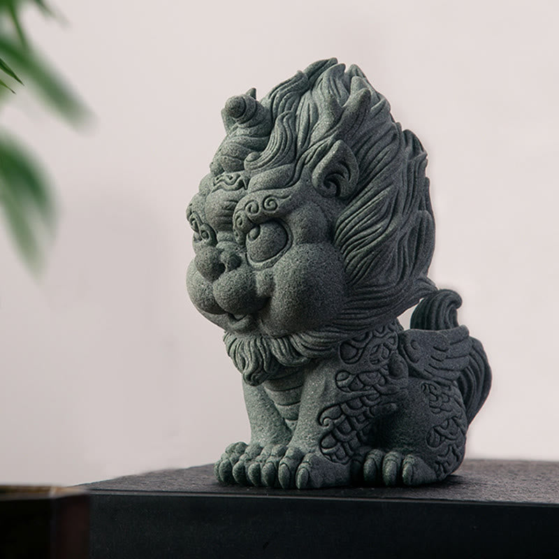 Buddha Stones FengShui Piccolo PiXiu Ricchezza Fortuna Decorazione della casa - image 7