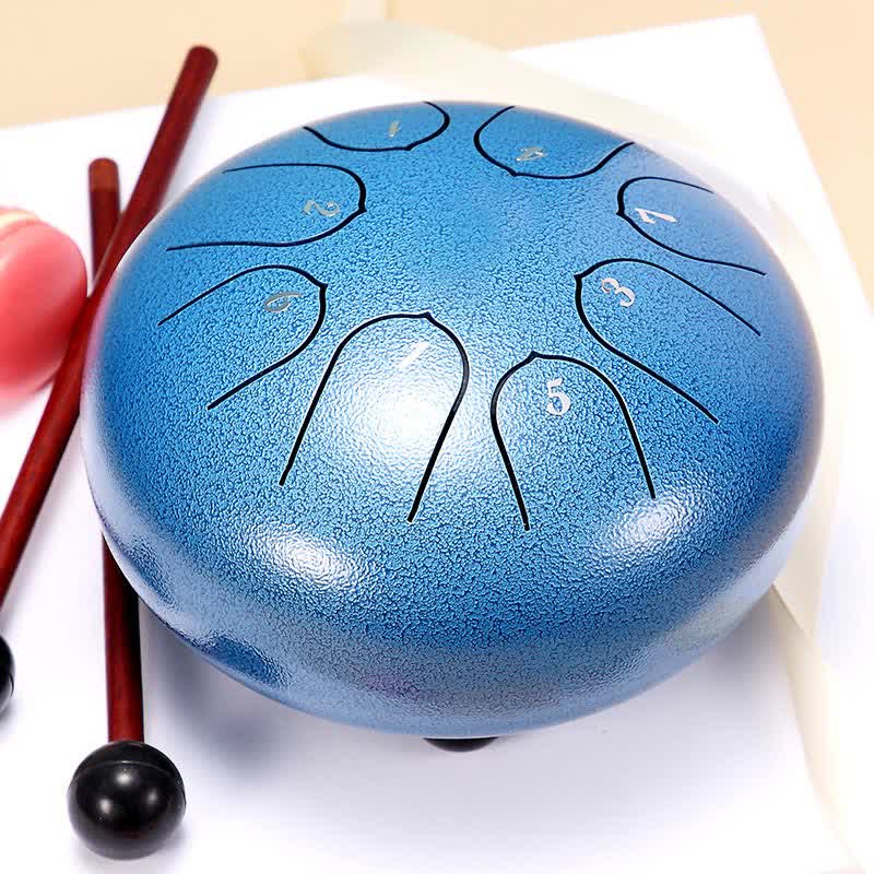 Kit di batteria yoga per meditazione e guarigione sonora con tamburo in acciaio - DodgerBlue - image 19