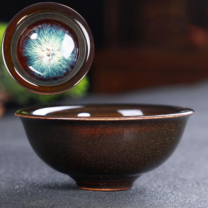 Tazze da tè in ceramica colorata con Buddha Stones, per casa e ufficio