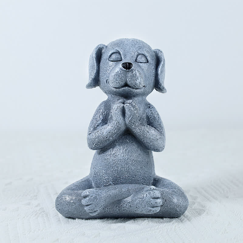 Meditazione Zen Cane Gatto Rana Decorazione - image 1