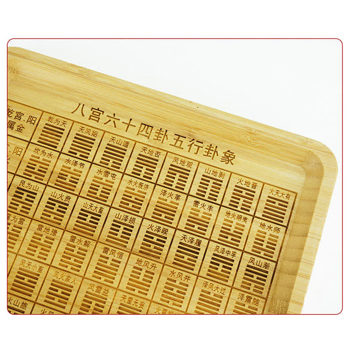 Mappa Feng Shui Bambù Bagua Mappa dell'Energia dell'Armonia - image 19