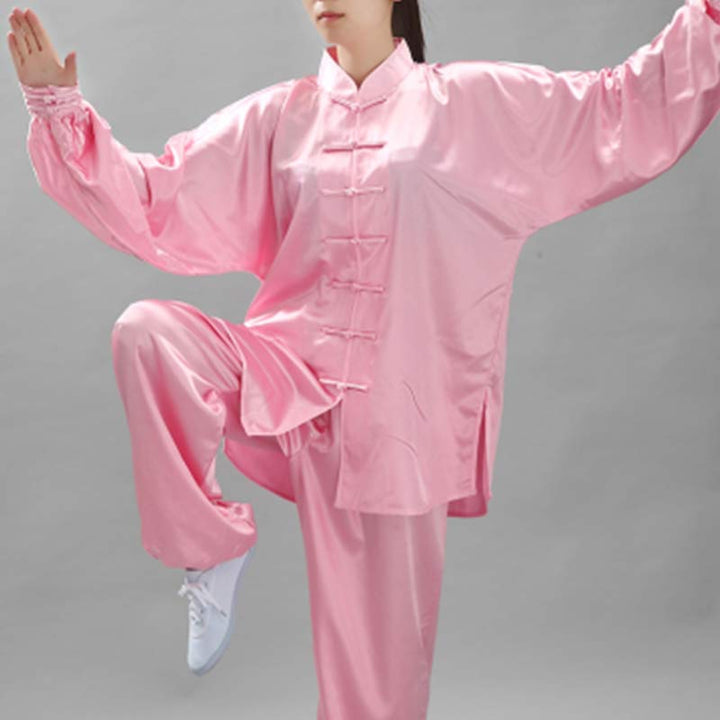 Buddha Stones Modello semplice Meditazione Preghiera Spirituale Zen Tai Chi Qigong Pratica Set di abbigliamento unisex - image 19