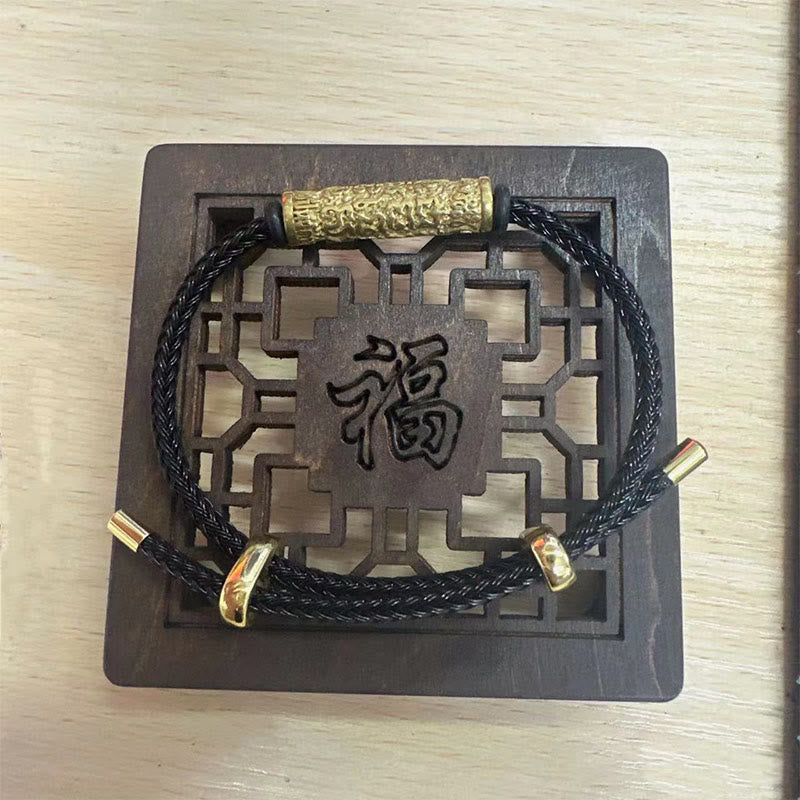 Braccialetto intrecciato con protezione in corda Tai Sui fatto a mano in Tibet , Buddha Stones