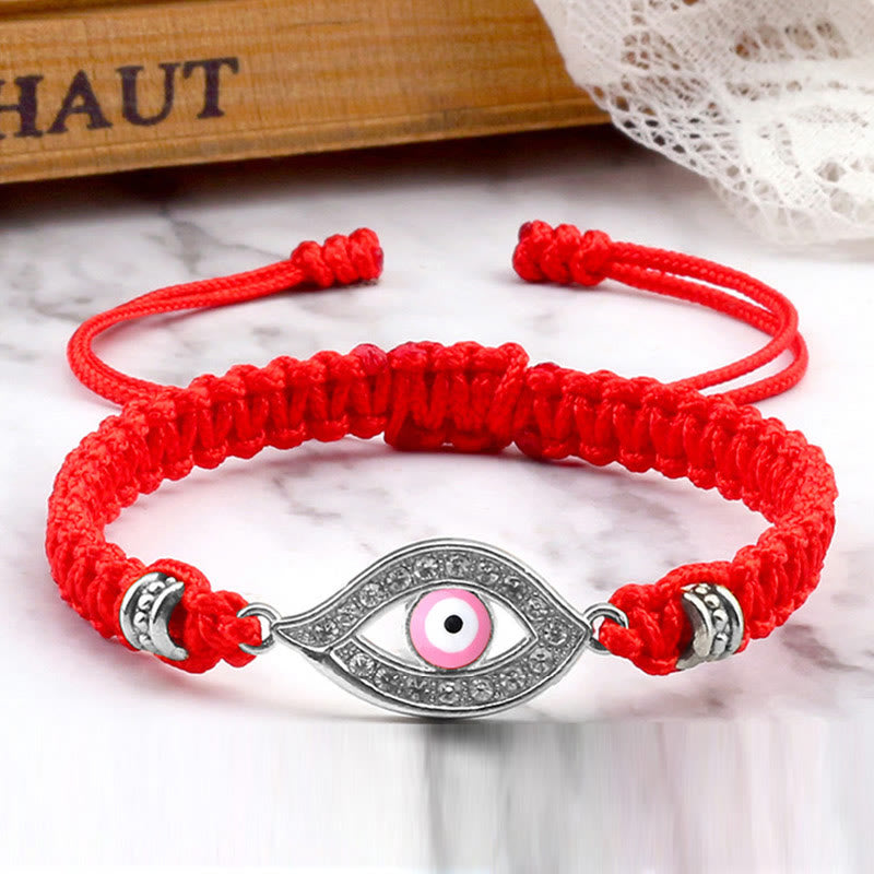 Braccialetto di corda Buddha Stones Evil Eye Keep Away Evil Spirits