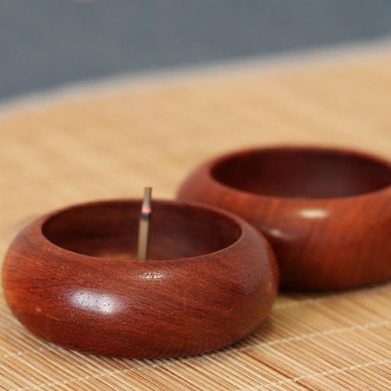 Decorazione bruciatore di incenso curativo per meditazione in palissandro