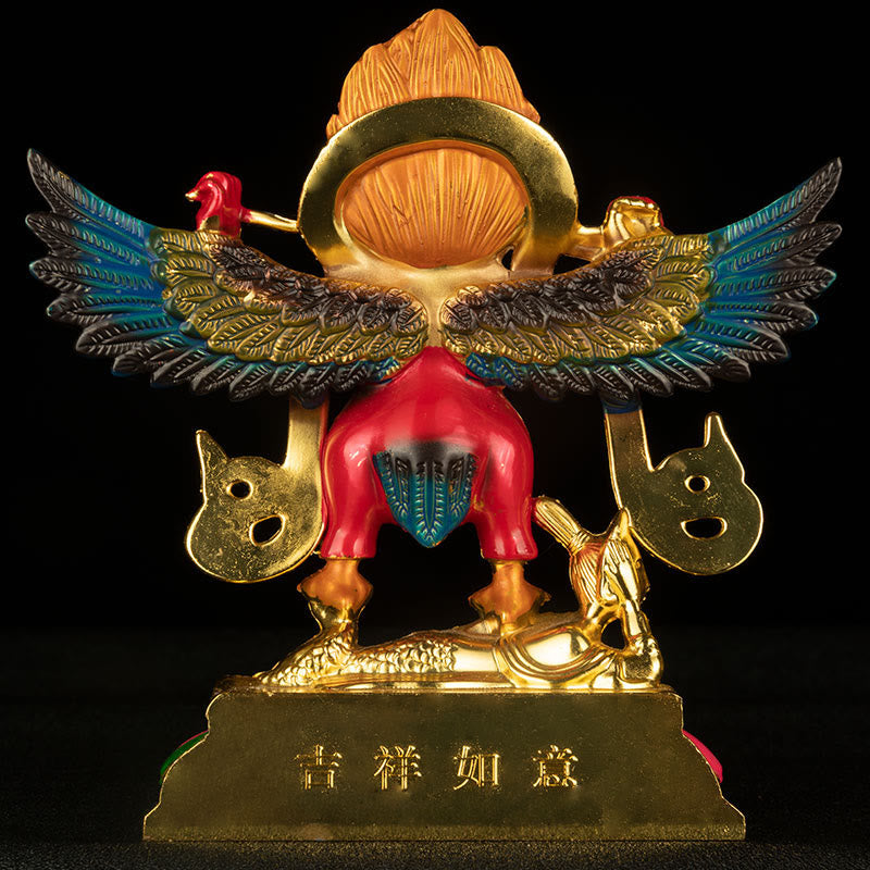 Tibet Garuda Bird Alloy Tieni lontani gli spiriti maligni Decorazione per la casa