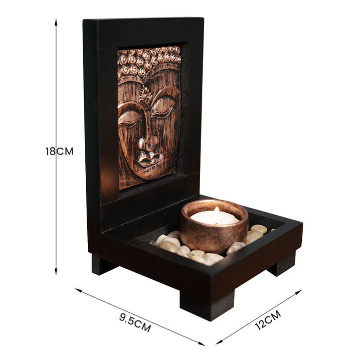 Buddha Stones Buddha Compassione Serenità Casa Preghiera Altare Zen Decorazione - image 9