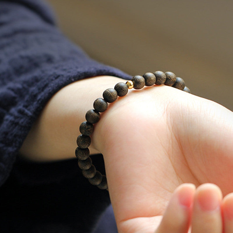 Bracciale Buddha Stones Agarwood Jade Forza Calma