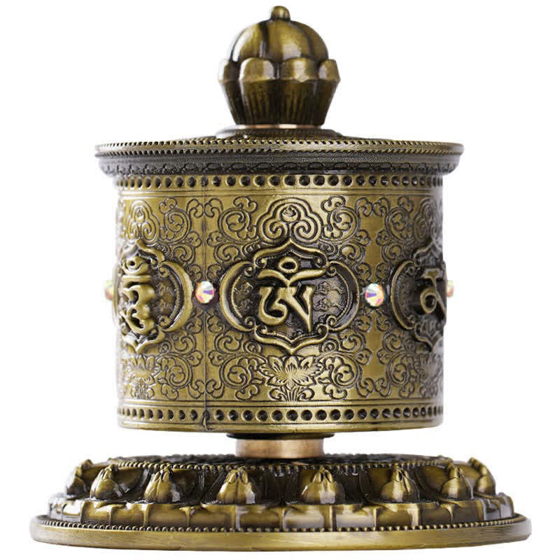 Buddha Stones Ruota di preghiera di benedizione tibetana Decorazione per auto