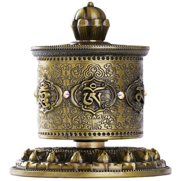 Buddha Stones Ruota di preghiera di benedizione tibetana Decorazione per auto