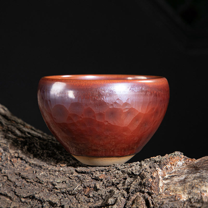 Buddha Stones fatte a mano Jianzhan cinese Lotus Design Tazza da tè in ceramica Tazza da tè Kung Fu
