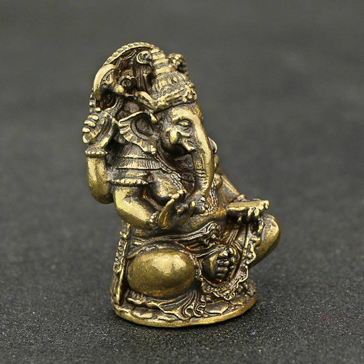 Statua dell'elefante Ganesh Ganpati Wealth Home Decor - image 2