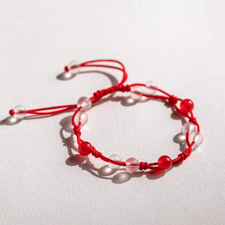Bracciale Buddha Stones Agata rossa Agata muschiata Cinabro Calma