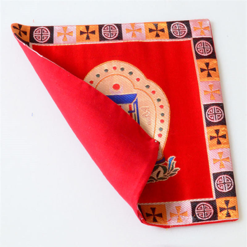 Tappetino da preghiera per altare Man-Bcu Kalachakra Meditazione curativa Tappetino Jacquard