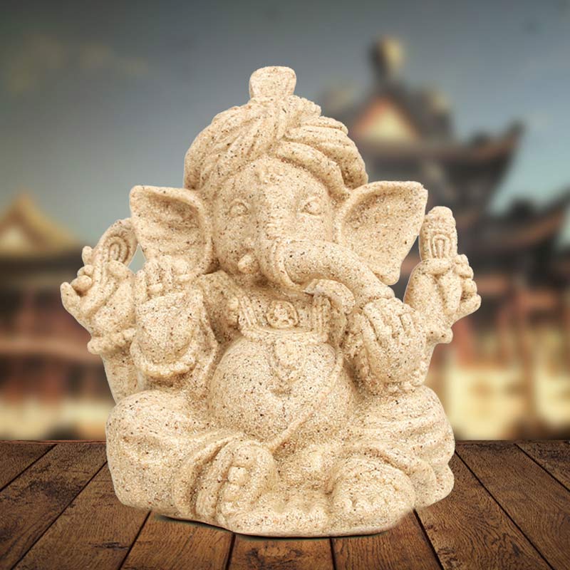 Statua dell'elefante Ganesh Ganpati Trasformazione Decorazione della casa